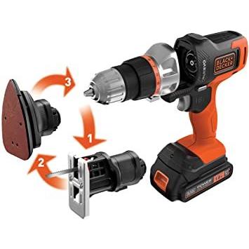 BLACK&amp;DECKER 18V 5種類ツールセット　マルチツールエボ Amazon.co.jp: ブラックアンドデッカー(BLACK+DECKER