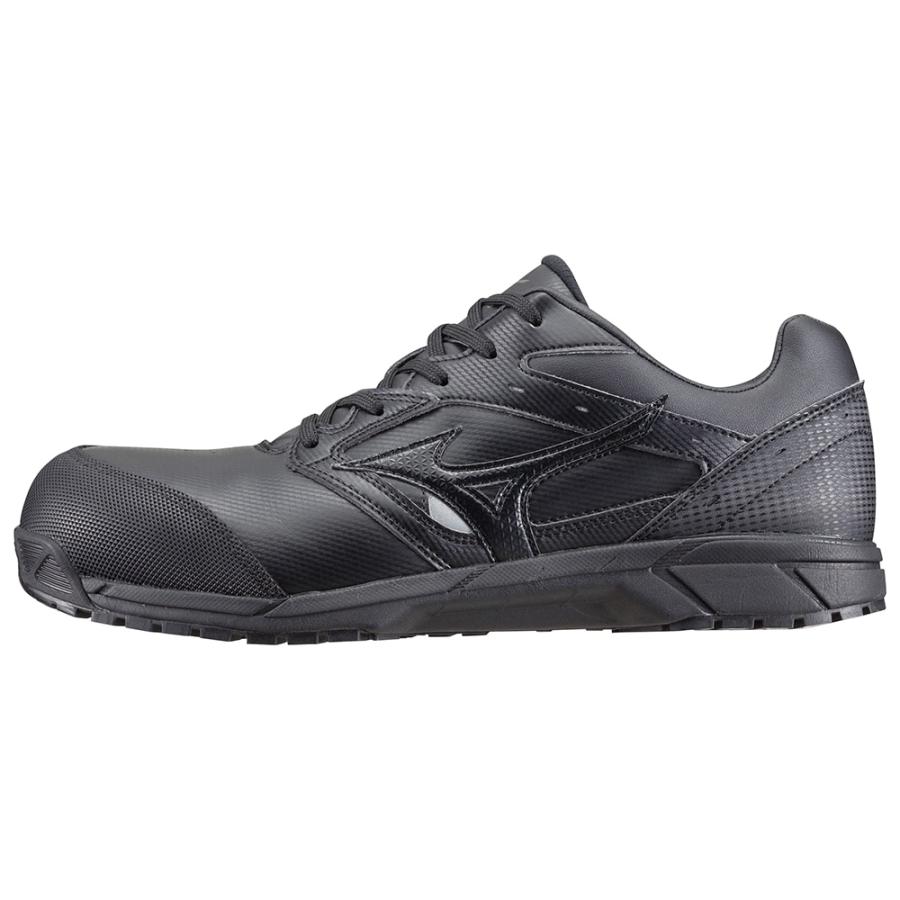 MIZUNO（ミズノ） オールマイティ ワークシューズ 24cm ブラック CS 紐