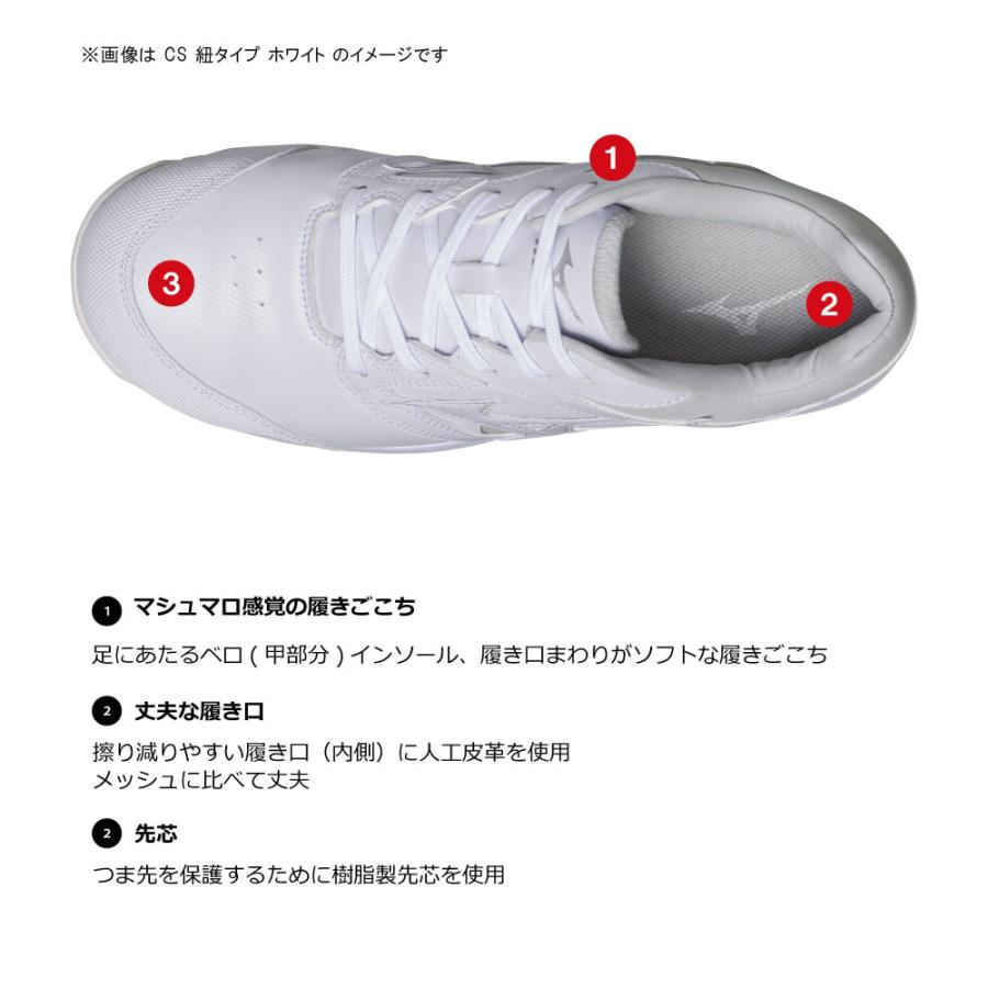 MIZUNO（ミズノ） オールマイティ ワークシューズ 29cm ブラック CS 紐