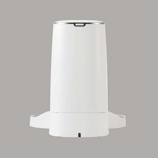 ペット用 タイマー式自動給餌器 4L 2皿タイプ ホワイト PET-AF04WH