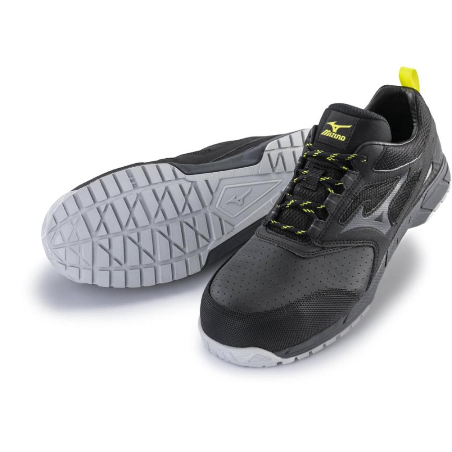 オールマイティ ミズノ ワークシューズ 25cm ブラック