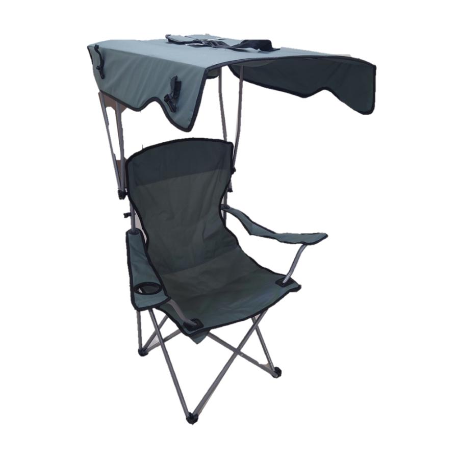 日よけ屋根付きサンルーフチェア グレー FK-AMCSS-GY (チェア