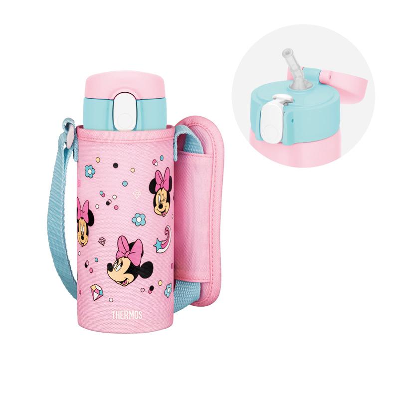 THERMOS（サーモス） 真空断熱ストローボトル 410ml ピンクブルー FJV