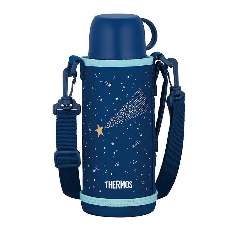 THERMOS（サーモス） 真空断熱2ウェイボトル 800ml ネイビーブルー FJJ