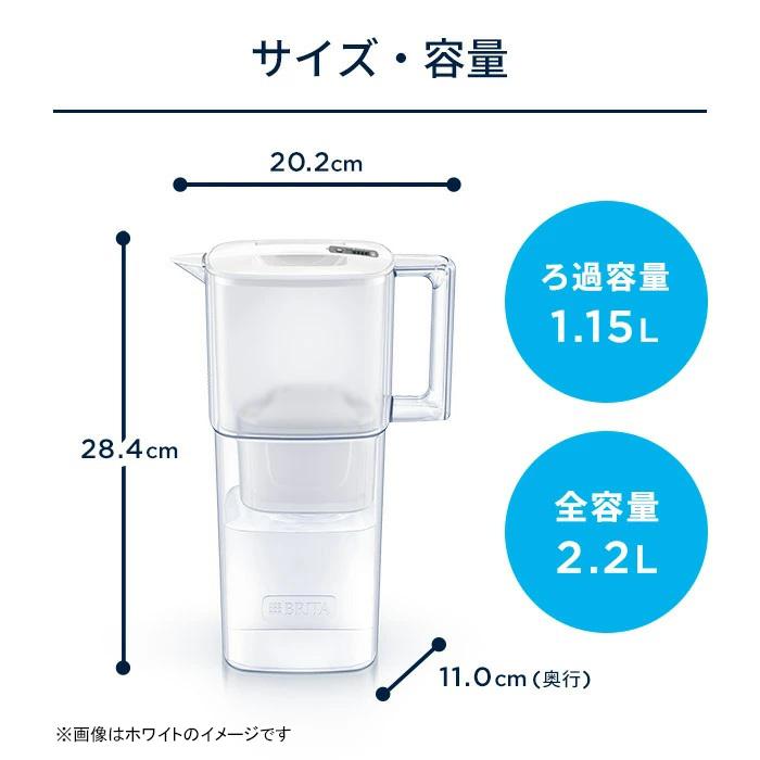ポット型浄水器 リクエリ パウダーブルー カートリッジ 2P (ブリタ