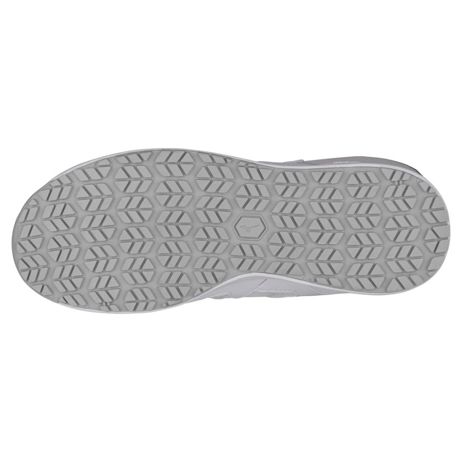 オールマイティ ミズノ ワークシューズ 24.5cm ホワイト×シルバー ASII