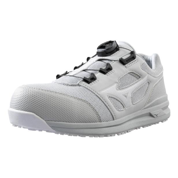 オールマイティ ミズノ ワークシューズ 26.5cm LSII 52L BOA グレー