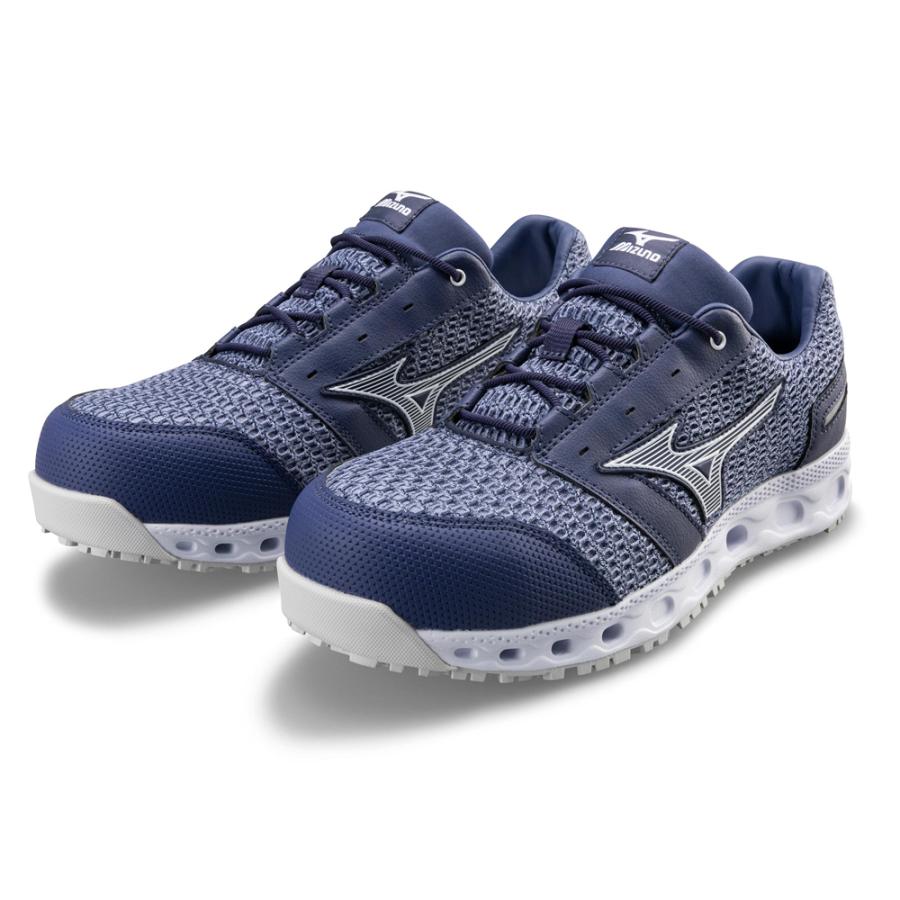 オールマイティ ワークシューズ 27cm ブルー×ホワイト VH 11 L F1GA220427270 ミズノ [メンズ 男性 ワーキング スニーカー ローカット 軽量 ] オールマイティ ミズノ ワークシューズ 27cm ブルー×ホワイト VH 11 L