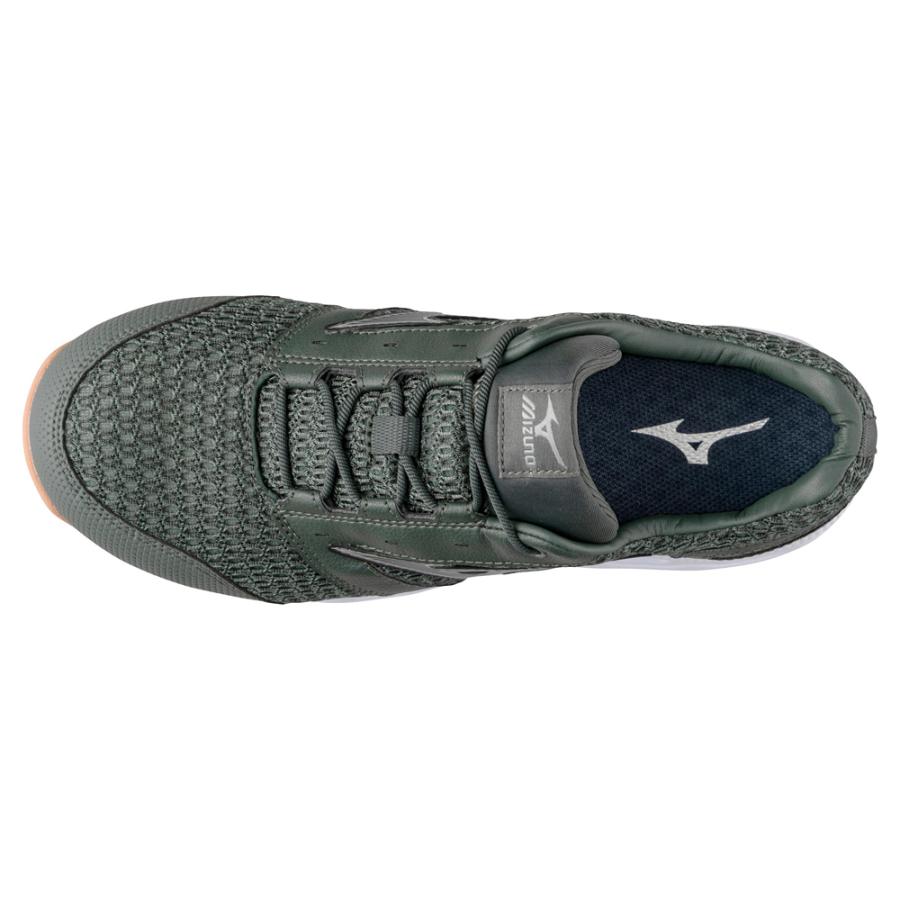 オールマイティ ワークシューズ 26cm カーキ×シルバー VH 11 L F1GA220436260 ミズノ [メンズ 男性 ワーキング スニーカー ローカット 軽量 ] オールマイティ ミズノ ワークシューズ 26cm カーキ×シルバー VH 11 L