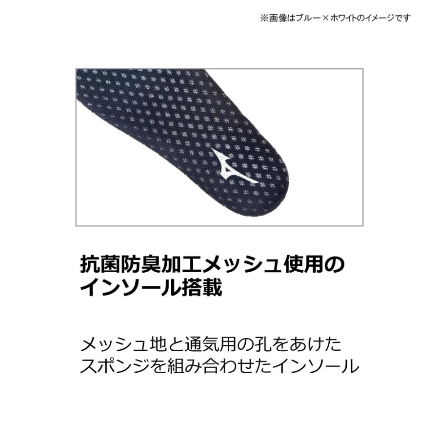 オールマイティ ミズノ ワークシューズ 28cm レッド×ホワイト VH 11 L