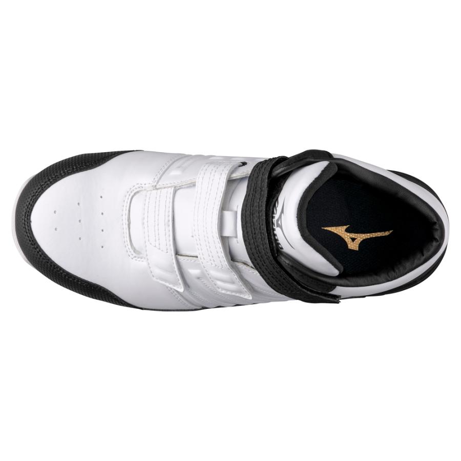 オールマイティ ミズノ ワークシューズ 29cm ホワイト×シルバー