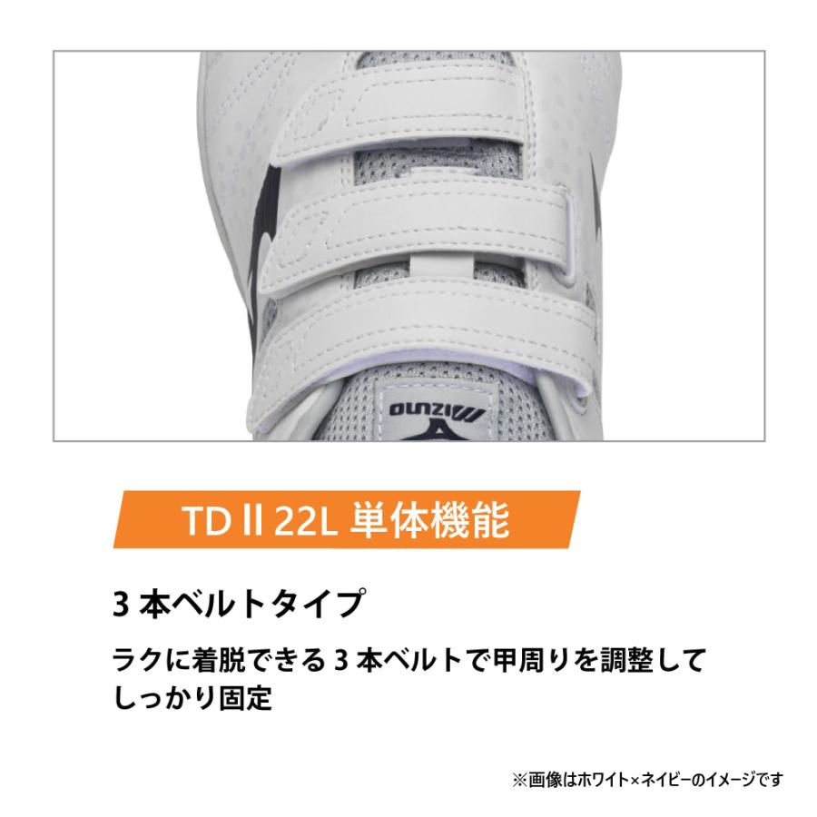 オールマイティ ミズノ ワークシューズ 29cm イエロー×ネイビー TDII