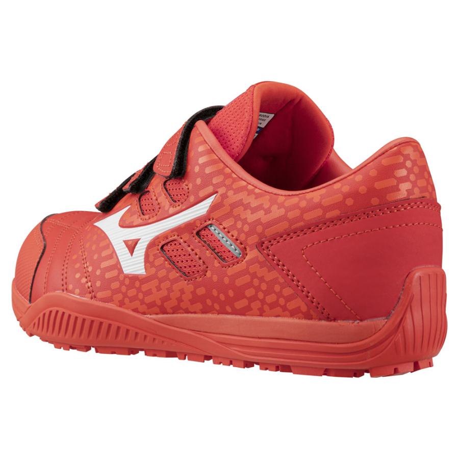 オールマイティ ミズノ ワークシューズ 26cm オレンジ×ホワイト TDII