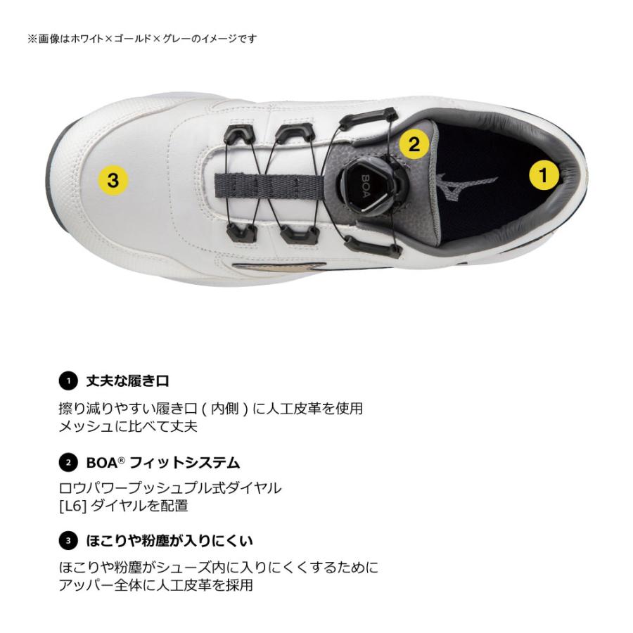 オールマイティ ミズノ ワークシューズ 26.5cm ブルー×ネイビー