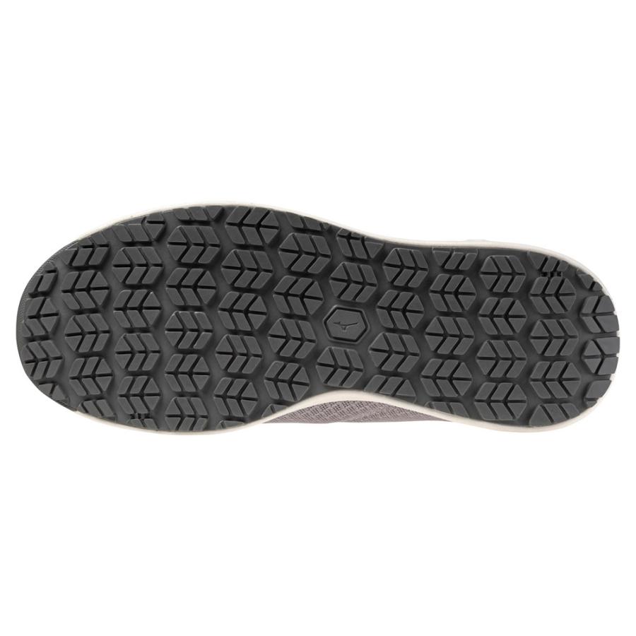 オールマイティ ミズノ ワークシューズ 25.5cm グレー×シルバー