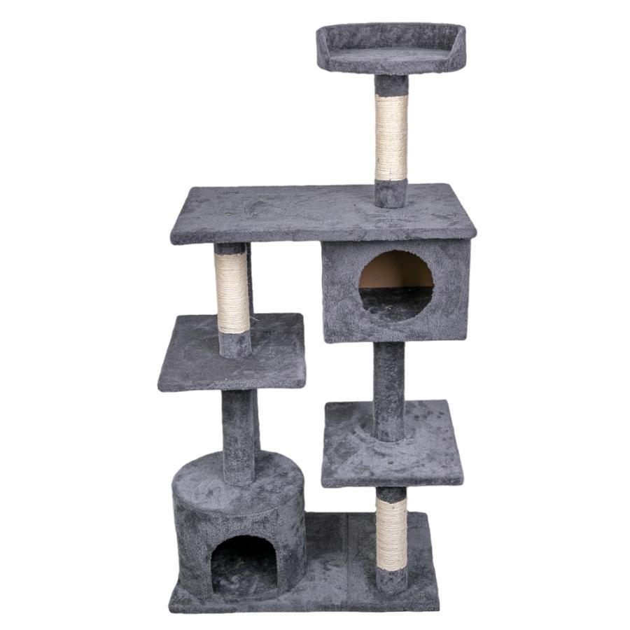 2WAY キャットタワー グレー (猫タワー キャットツリー 猫用品 猫の