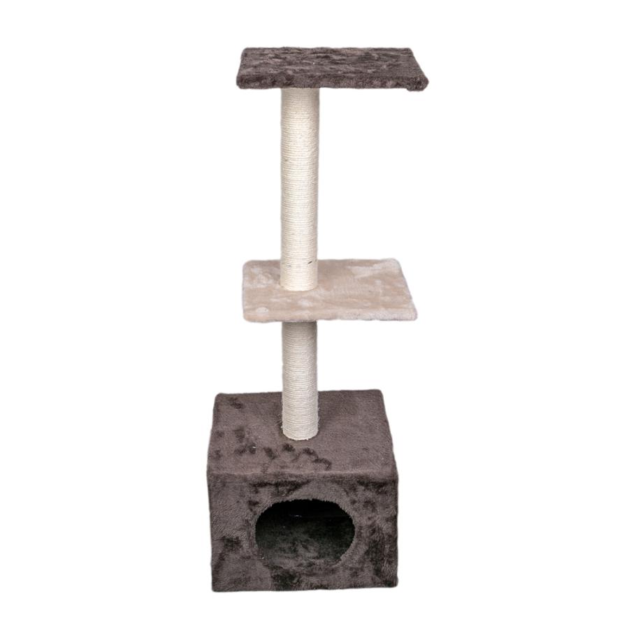 キャットツリー 3段 (キャットタワー 猫タワー 猫用品 猫の遊び場 森光 