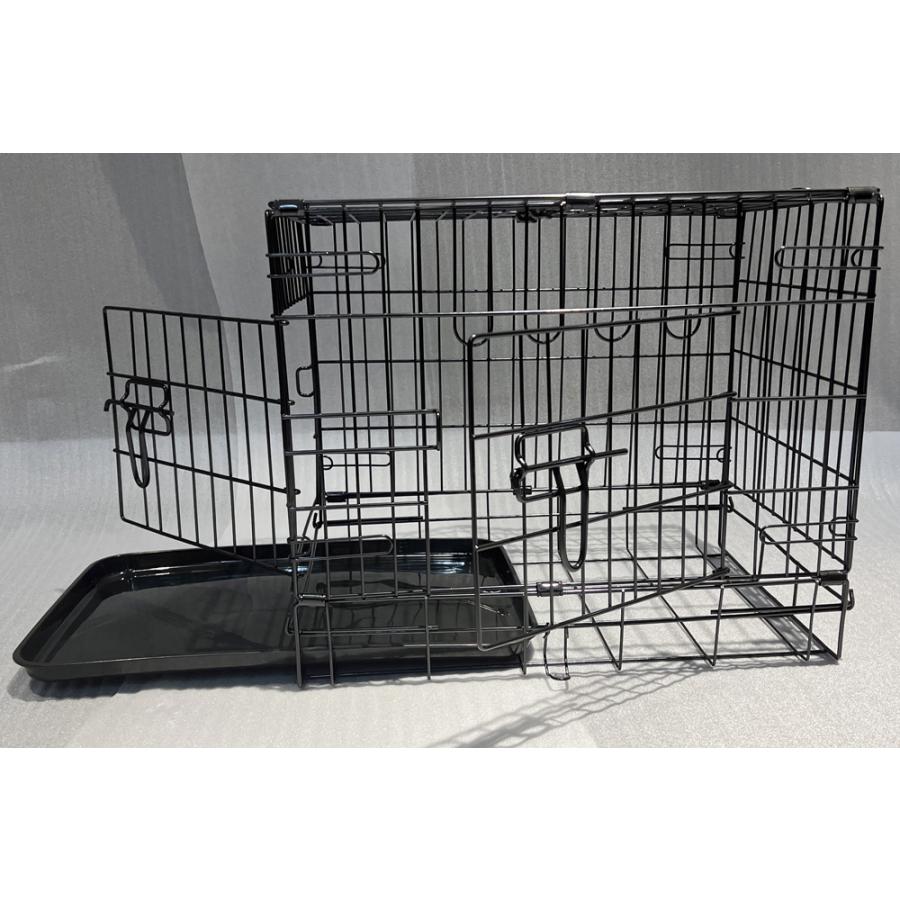 折り畳みケージ XS ブラック (ゲージ サークル ペット用ハウス