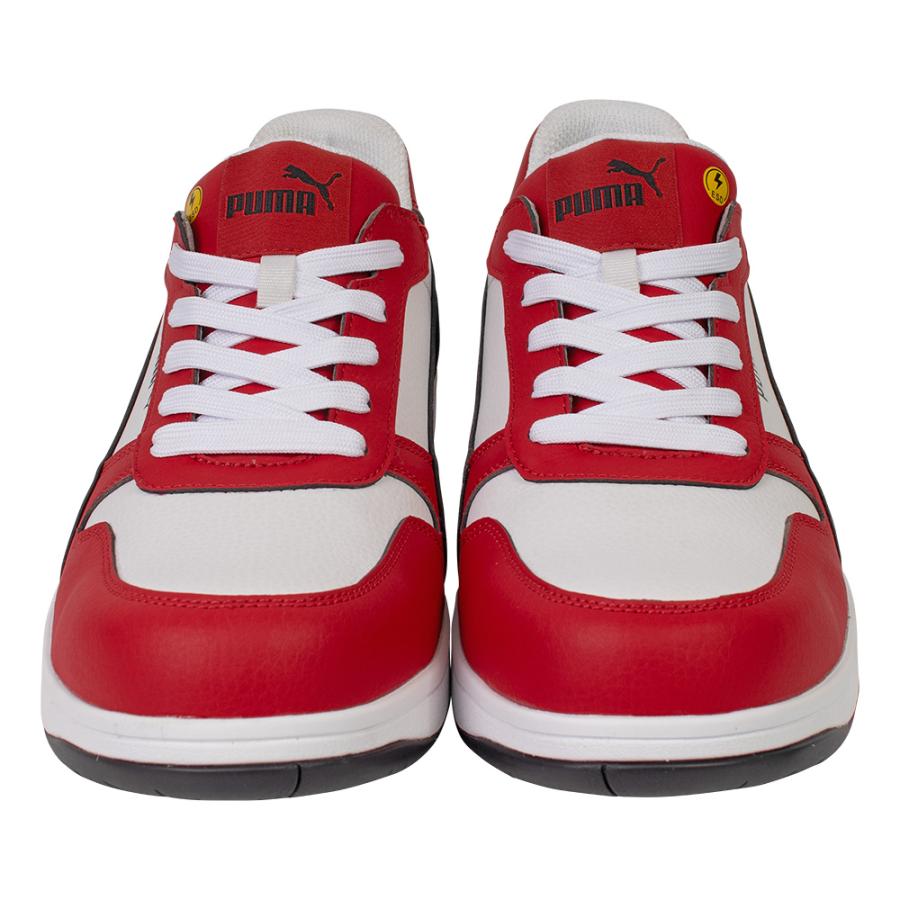 プーマ安全靴#64.208 25.5cmフロントコート　レッドロー PUMA FRONTCOURT RED LOW セーフティシューズ 安全靴 プーマ