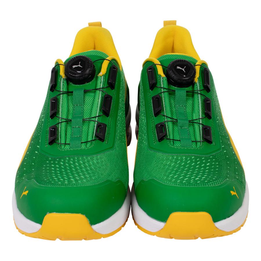 プーマ安全靴#64.408 25.5cmグライドグリーンディスクロー プーマ 安全靴 64.408.0 グライド グリーン ディスク ロー PUMA