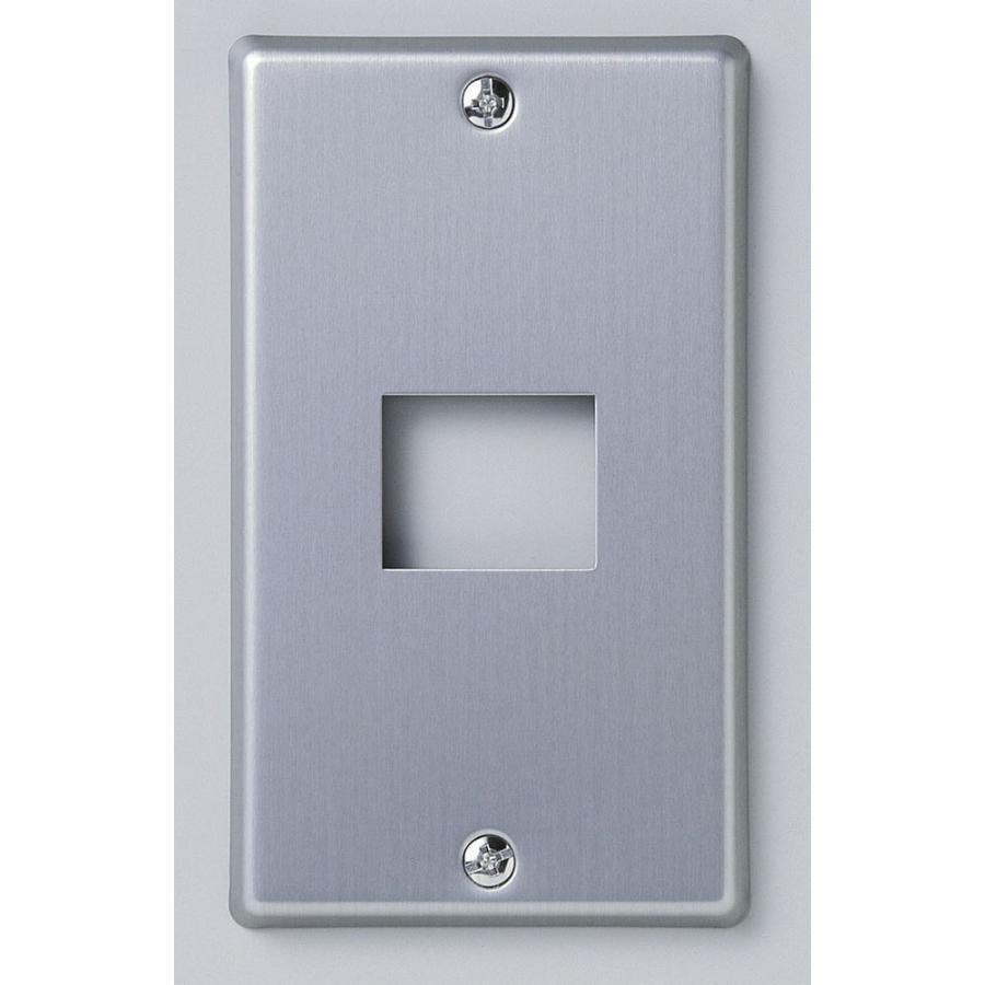 ELPA（エルパ） 新金属 プレート 1口 大角形 PL-S01H (スイッチ