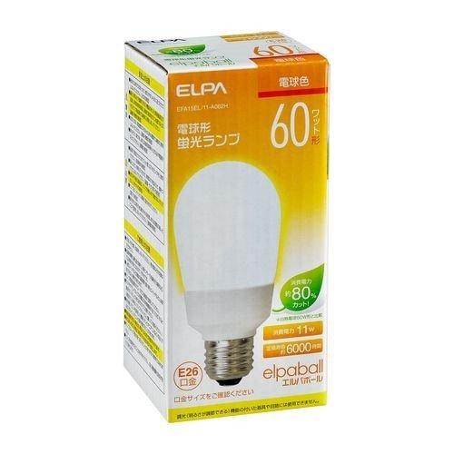 電球型蛍光灯A60W EFA15EL/11-A062H ELPA [電球　電球型蛍光灯]｜hc7