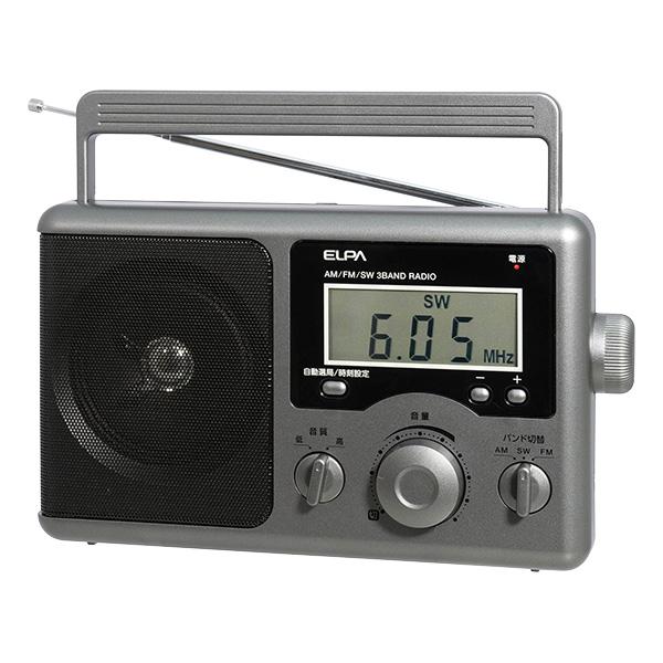 ELPA（エルパ） ポータブルラジオ 液晶 AM/FM/SW ER-H300TL (ラジオ