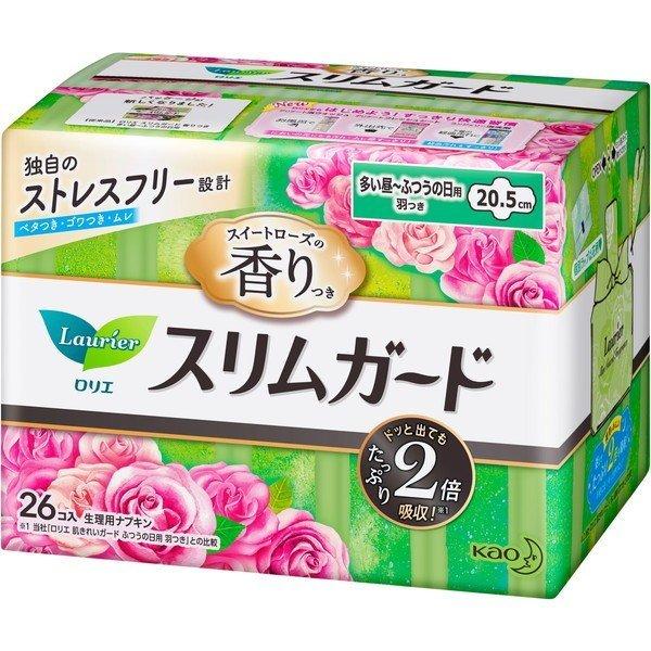 ロリエ スリムガード しっかり昼用 羽つき スイートローズの香り 26コ入 花王 生理用品 生理用ナプキン ナプキン 衛生用品 医薬部外品 Diy Com 通販 Paypayモール