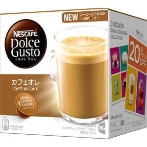 rin　ネスカフェ ドルチェグスト カフェオレ 16杯分×6箱セット ネスカフェ ドルチェ グスト 専用カプセル カフェオレ (1箱：16杯分)×3