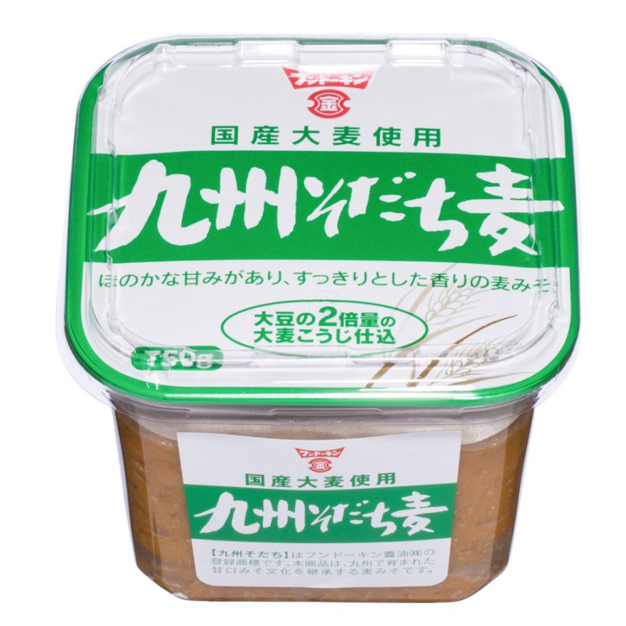 フンドーキン醤油 九州育ち麦味噌 (750g)  (味噌汁 ミソ みそ 甘口 こうじ そだち麦味噌 調味料)