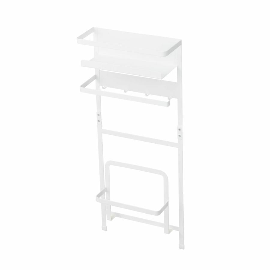 洗濯機横 マグネット収納ラック プレート ホワイト 山崎実業 洗濯用品 ランドリー用品 収納用品 Diy Com 通販 Paypayモール