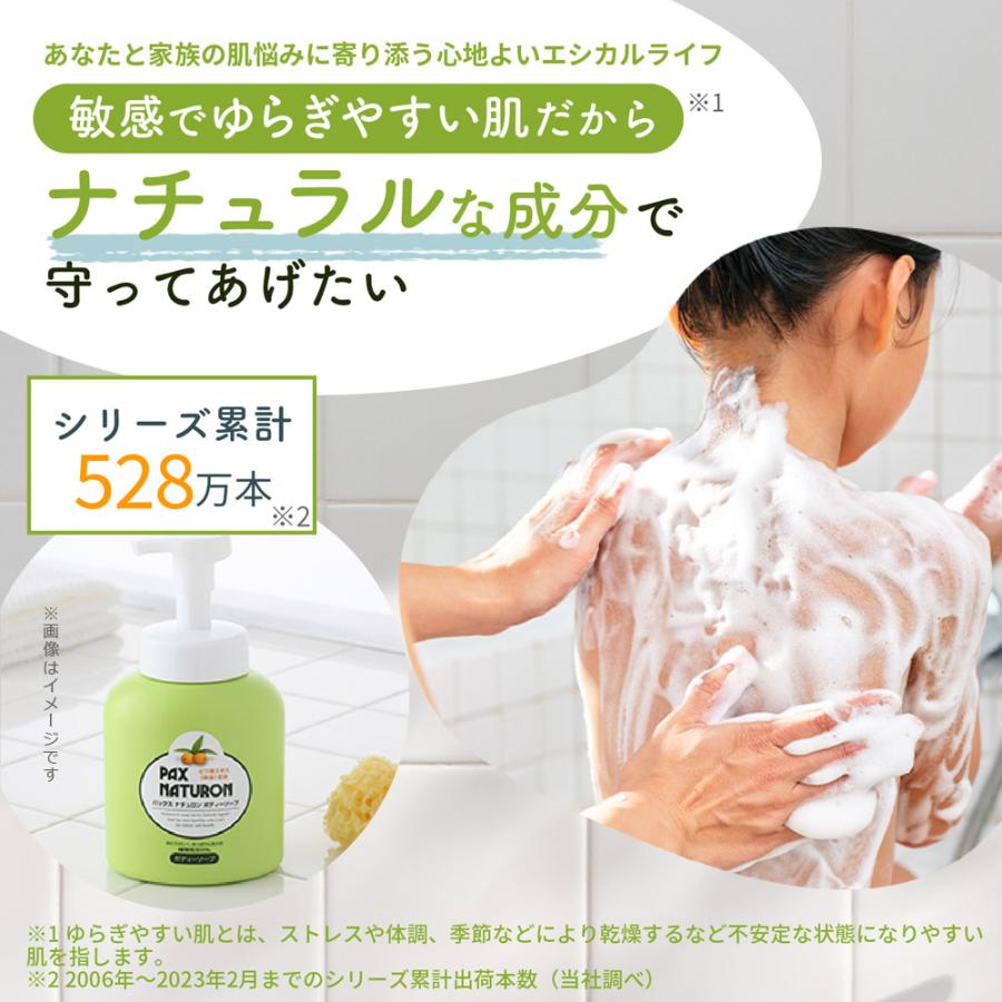 太陽油脂 パックスナチュロン ボディーソープ 詰替用 500ml (泡状
