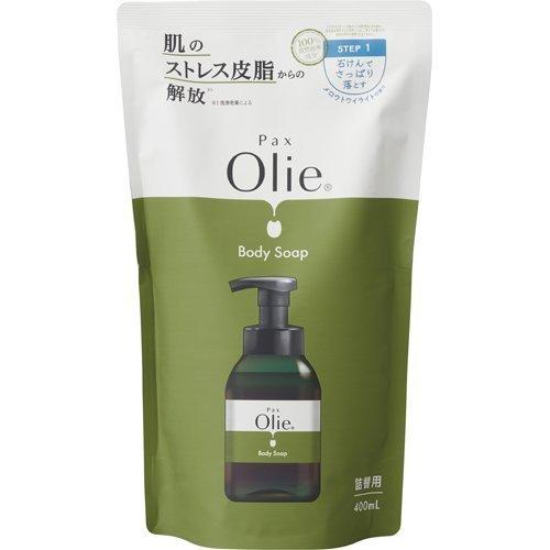 パックスオリー ボディーソープ 詰替 400ml  太陽油脂 [Pax Olie ボディケア ボディ石けん ボディソープ ボディシャンプー 自然派　詰め替え つめかえ]｜hc7