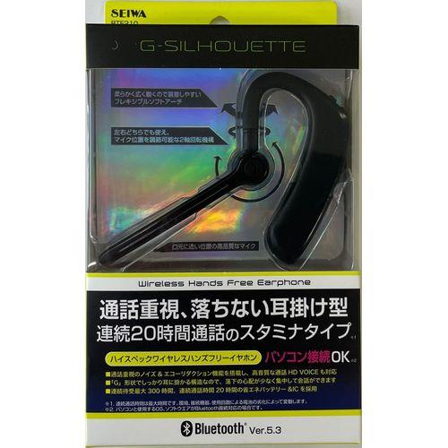 SEIWA 車用 Bluetooth イヤホン 耳掛け ブラック BTE210 SEIWA 車用 Bluetooth イヤホン 耳掛け ブラック BTE210