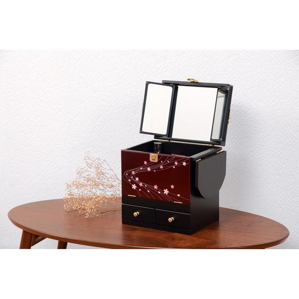 コスメボックス (約)幅26×奥行19×高さ32cm MUD-6163EN 萩原 爆買 : DIY