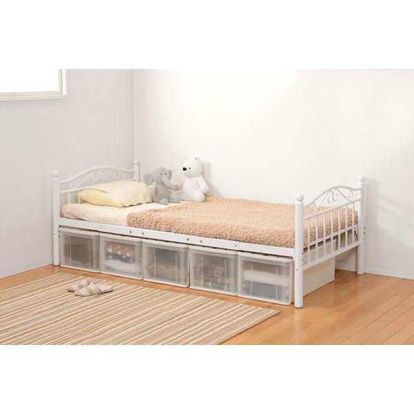 ロフトベッド (約)幅100×奥行208×高さ190/71.5×床面高154/36・32・28cm KH-3528M-WH 萩原 ロフトベッド 約 幅100×奥行208×高さ190/71 5×床面高154/36 28cm KH 3528M WH 萩原