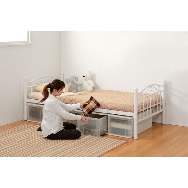 ロフトベッド (約)幅100×奥行208×高さ190/71.5×床面高154/36・32・28cm KH-3528M-WH 萩原 ロフトベッド 約 幅100×奥行208×高さ190/71 5×床面高154/36 28cm KH 3528M WH 萩原