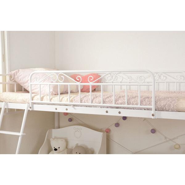 ロフトベッド (約)幅100×奥行208×高さ190/71.5×床面高154/36・32・28cm KH-3528M-WH 萩原 ロフトベッド 約 幅100×奥行208×高さ190/71 5×床面高154/36 28cm KH 3528M WH 萩原