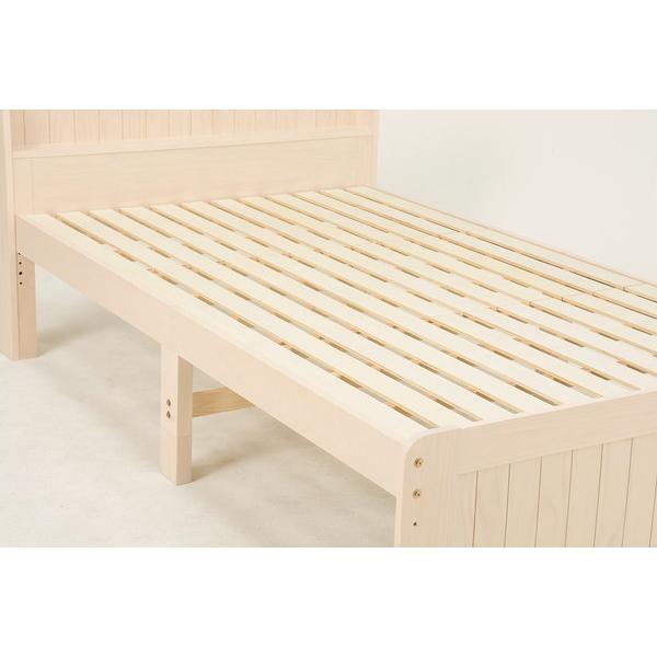 セミダブルベッド (約)幅124×奥行211×高さ82×床面高31/43cm MB-5905SD-WS 萩原 セミダブルベッド 約 幅124×奥行211×高さ82×床面高31/43cm MB 5905SD WS 萩原