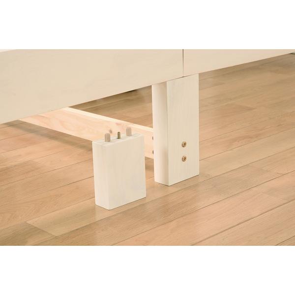 セミダブルベッド (約)幅124×奥行211×高さ82×床面高31/43cm MB-5905SD-WS 萩原 セミダブルベッド 約 幅124×奥行211×高さ82×床面高31/43cm MB 5905SD WS 萩原