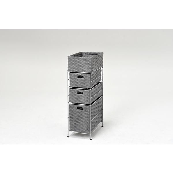 ランドリー (約)幅25.5×奥行40.5×高さ80cm RAN-2420GY 萩原 爆買 : DIY