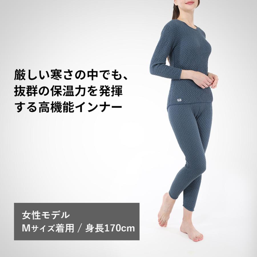ひだまり 婦人用肌着 タイツ M ネイビー チョモランマ 日本製 QMS861