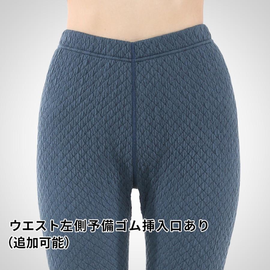 ひだまり 婦人用肌着 タイツ LL ネイビー チョモランマ 日本製 QMS863