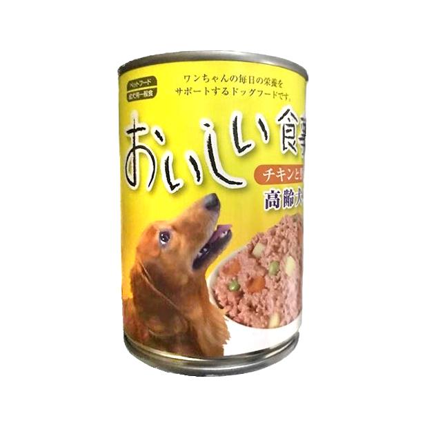 おいしい食事 チキンと野菜 高齢犬用 375g 森光商店 ウエットフード ドッグフード Diy Com 通販 Yahoo ショッピング