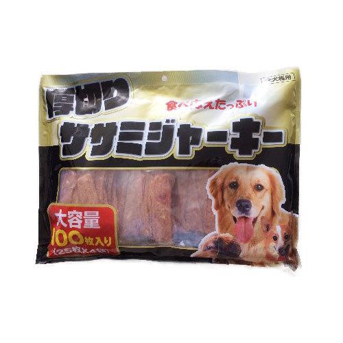 厚切りササミジャーキー 100枚入 森光商店 ドッグフード ドライフード おやつ エサ 犬用 Diy Com 通販 Paypayモール