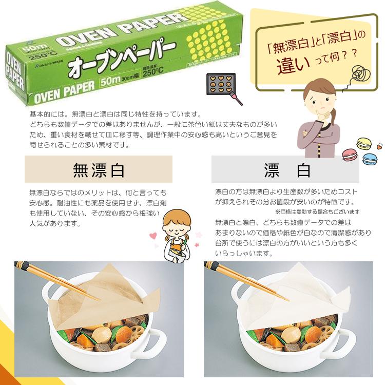 オーブンペーパー 漂白 30cmx50m (20個) (ケース販売 1ケース 箱 オーブンペーパー 漂白 30cmx50m (20個) (ケース販売 1ケース 箱