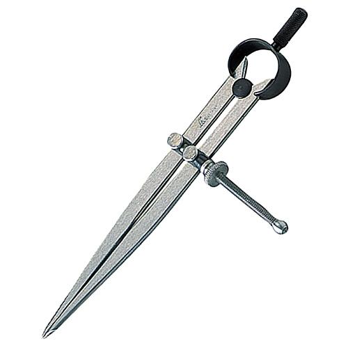 シンワ 鋼製コンパススプリング付 A 15CM 73059 シンワ測定 [大工道具