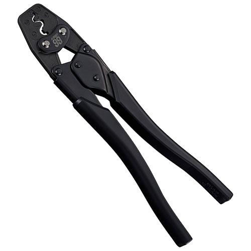 圧着工具 JBAK19A (電工 圧着ペンチ 銅線 電設 カシメ工具 端子 工具