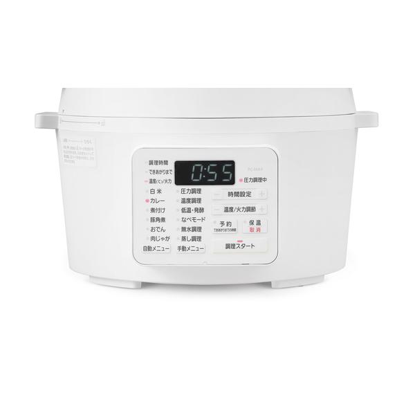 アイリスオーヤマ 電気圧力鍋 4.0L ホワイト PC-MA4-W (電気鍋