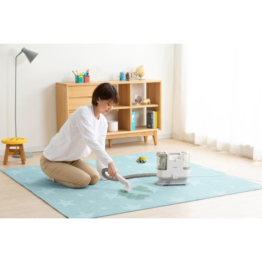 IRIS OHYAMA リンサークリーナー 自動散水 温水洗浄 ホワイト